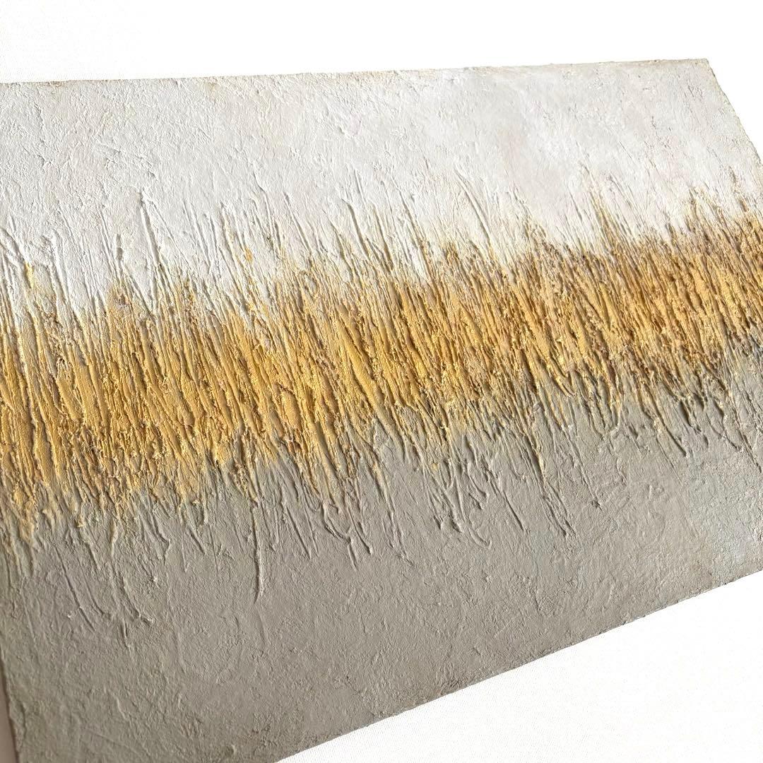 テクスチャーアート・アブストラクト＊アクリル画抽象画現代アートゴールド絵画原画