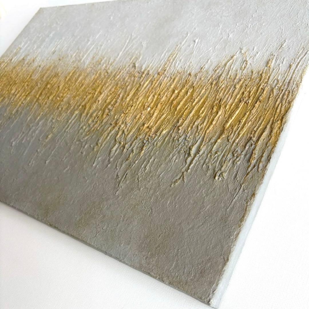 テクスチャーアート・アブストラクト＊アクリル画抽象画現代アートゴールド絵画原画