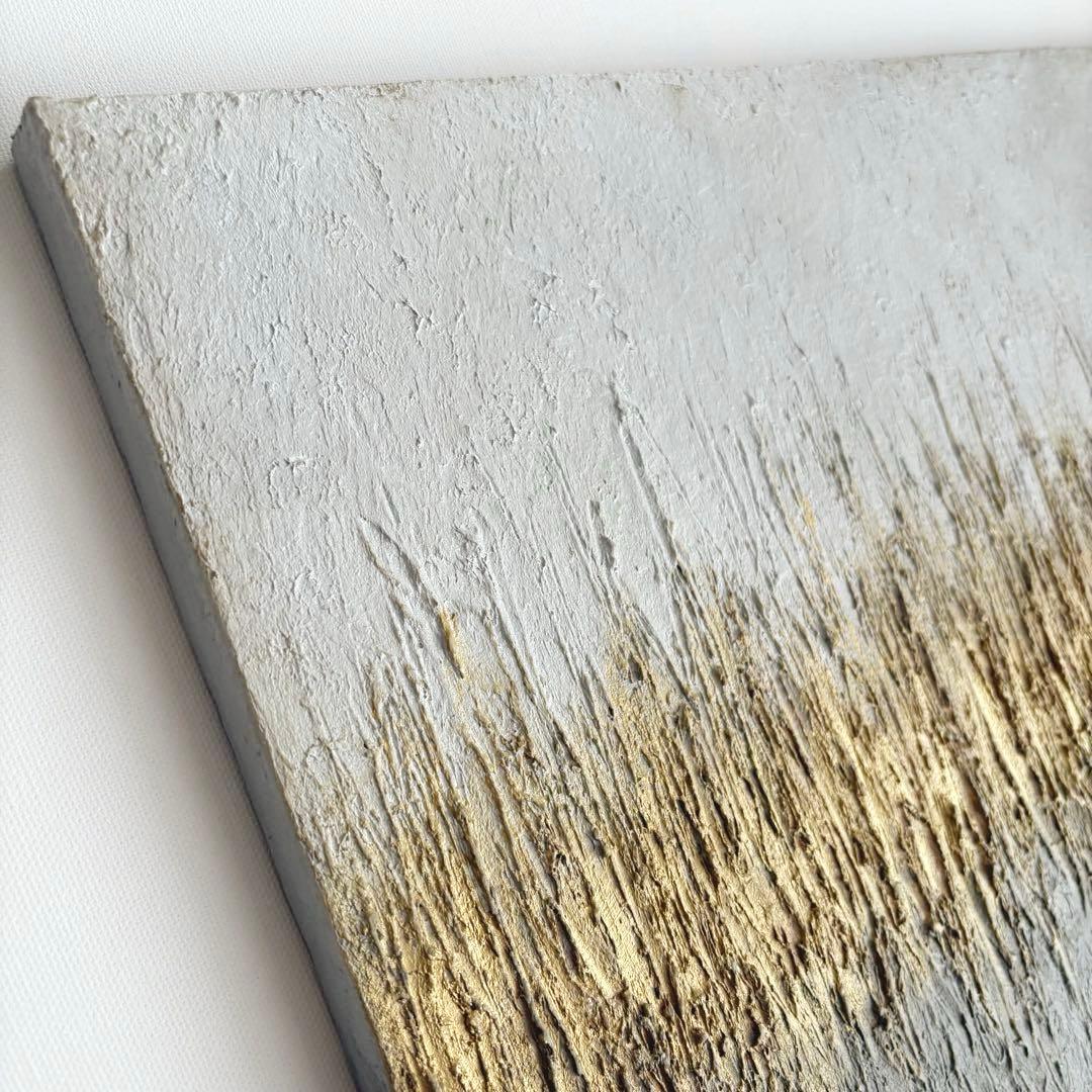 テクスチャーアート・アブストラクト＊アクリル画抽象画現代アートゴールド絵画原画