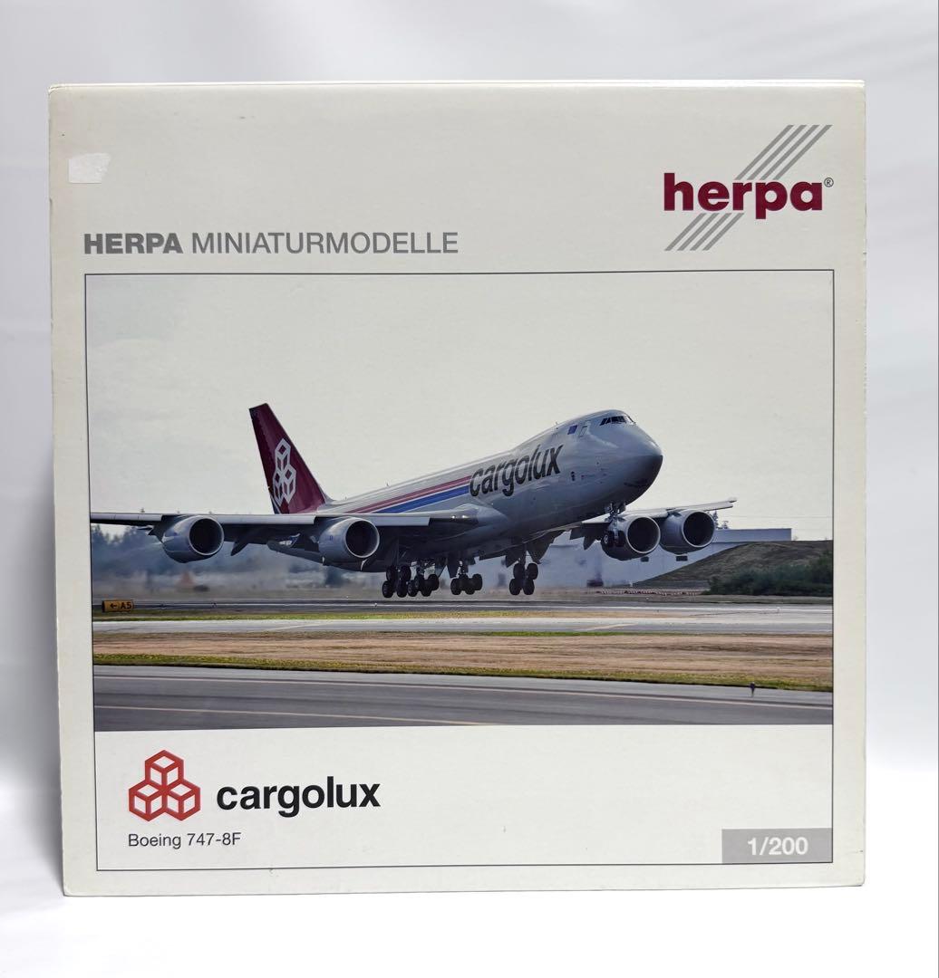 航空機・ヘリコプター herpa 1/200 B747-8F cargolux