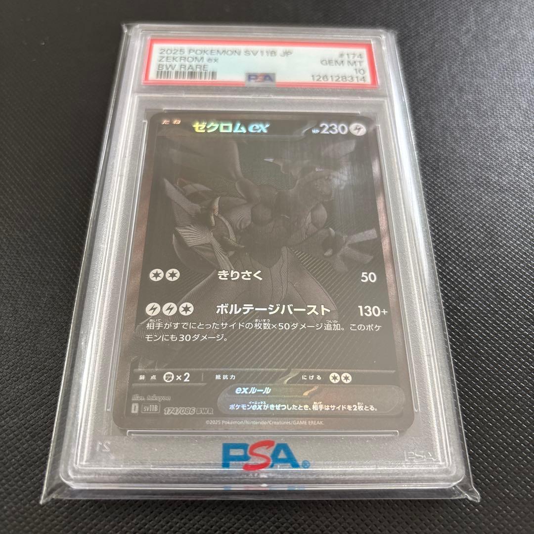 2025 ポケモンカード ゼクロムex PSA 10