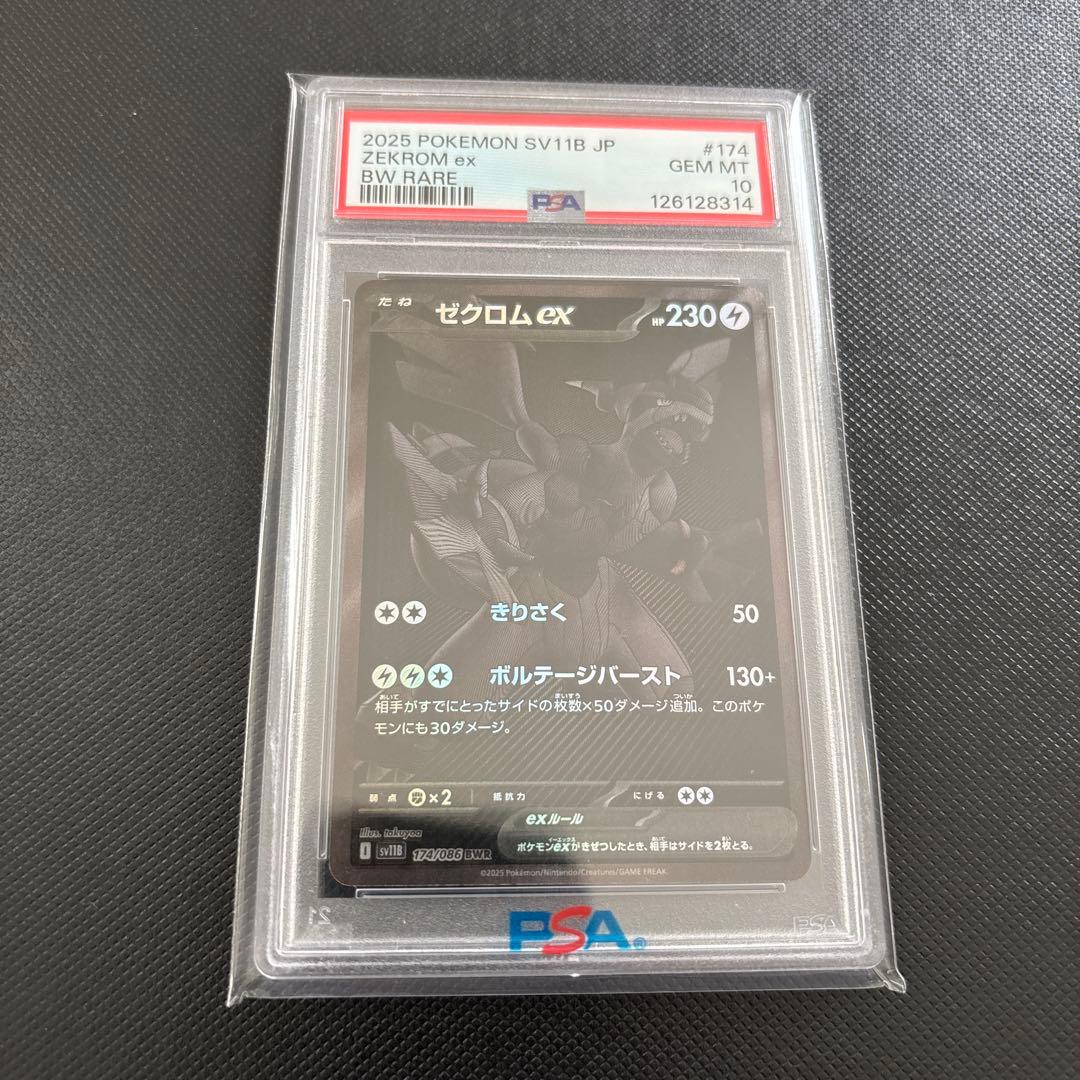 2025 ポケモンカード ゼクロムex PSA 10