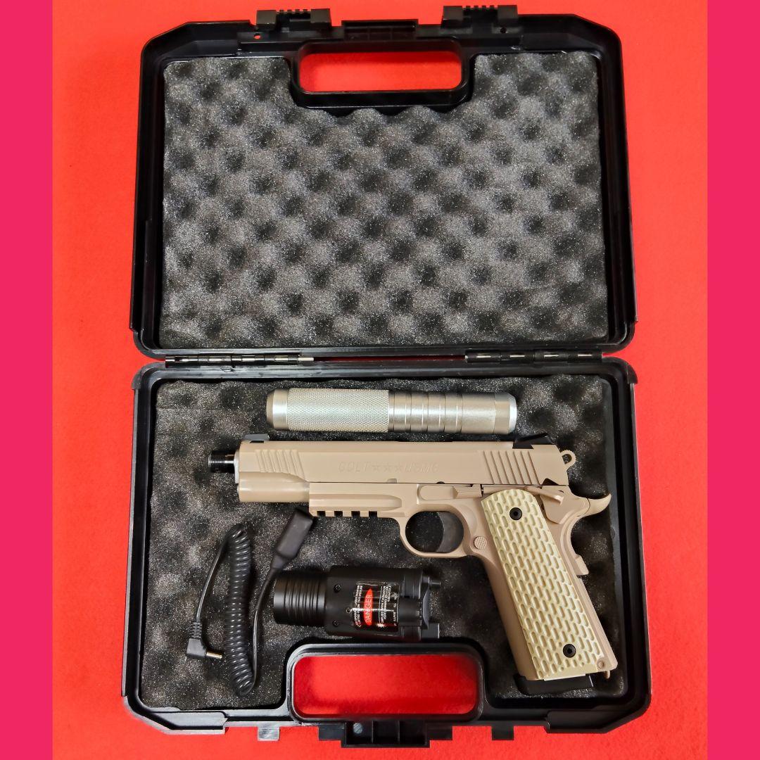 東京マルイ　M45A1 CQBピストル　ガスブローバック　《アクセサリー付》