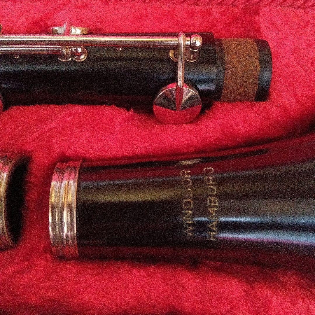 じ*ん様 Windsor クラリネット B♭本体 木製 　ケース付き