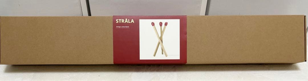 IKEA STRÅLA ストローラ LEDフロアランプ　マッチ棒　木製　限定照明