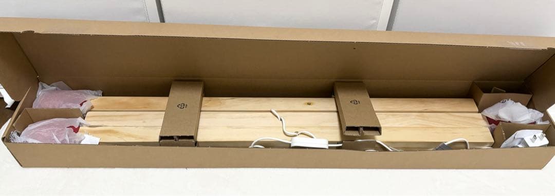 IKEA STRÅLA ストローラ LEDフロアランプ　マッチ棒　木製　限定照明