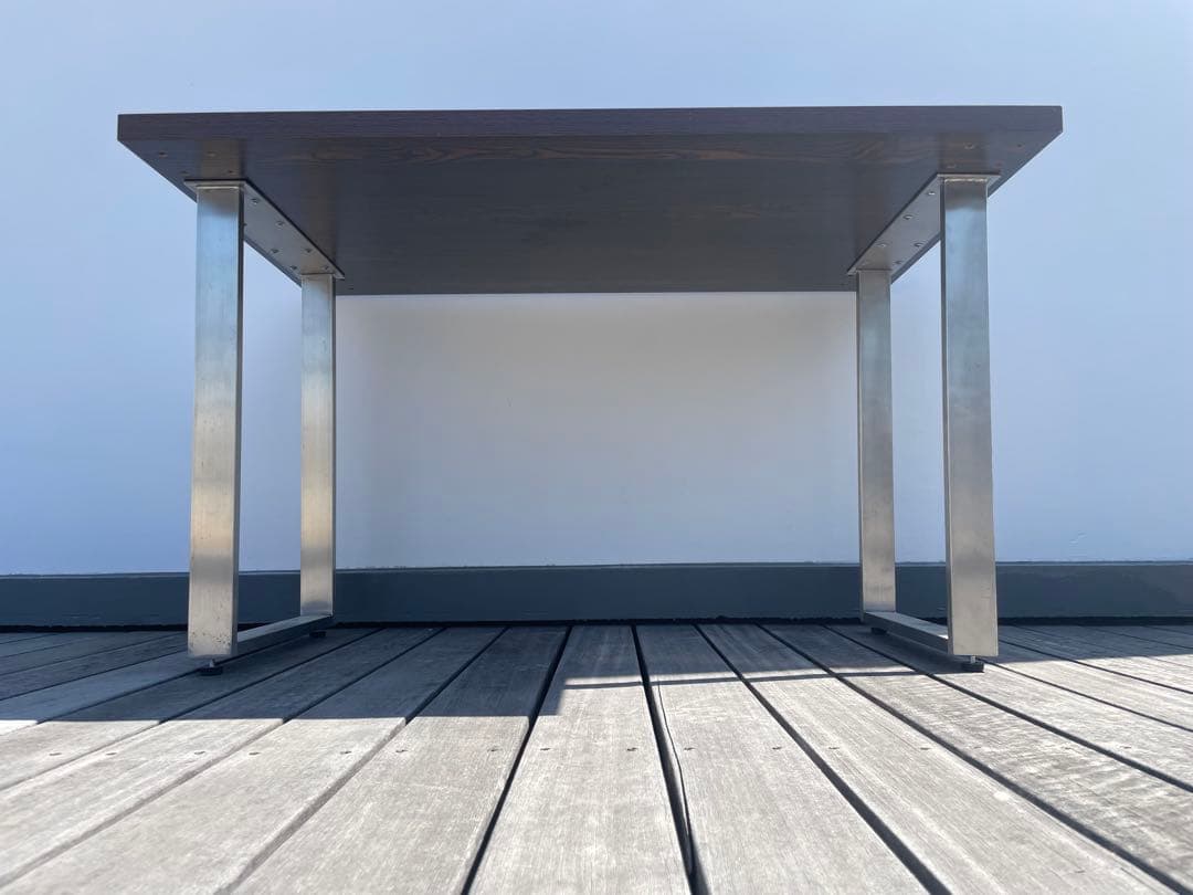 ダークブラウン長方形テーブル