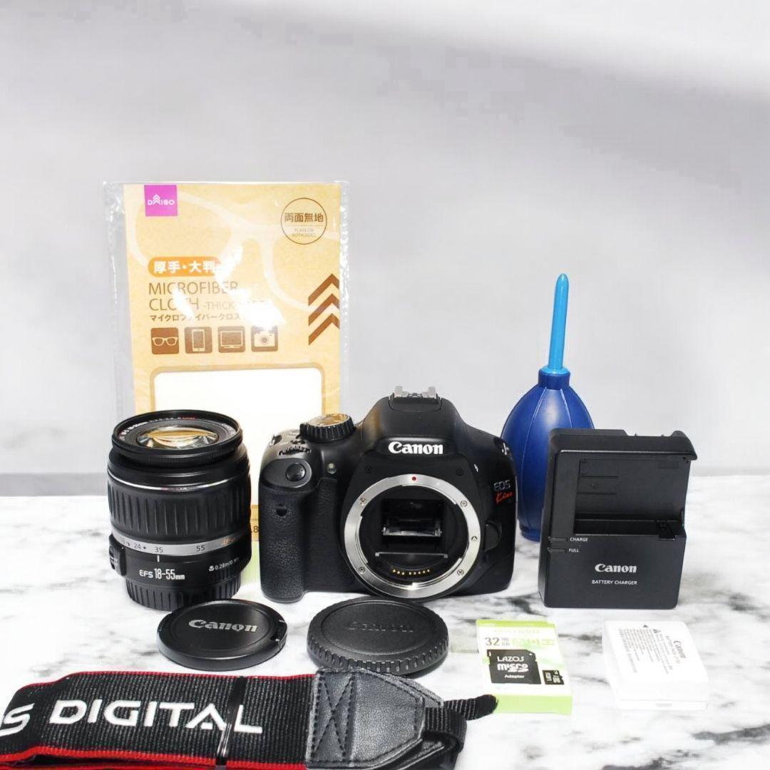 【決算セール】すぐ使える Canon Kiss X4☆一眼レフ☆美品 初心者