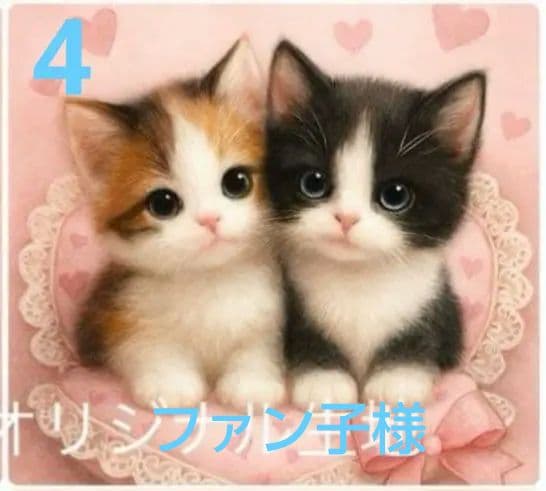 ご確認用　りんりん様パネル2種類　ねこちゃん柄　ハンカチ　ハンドメイド12/14