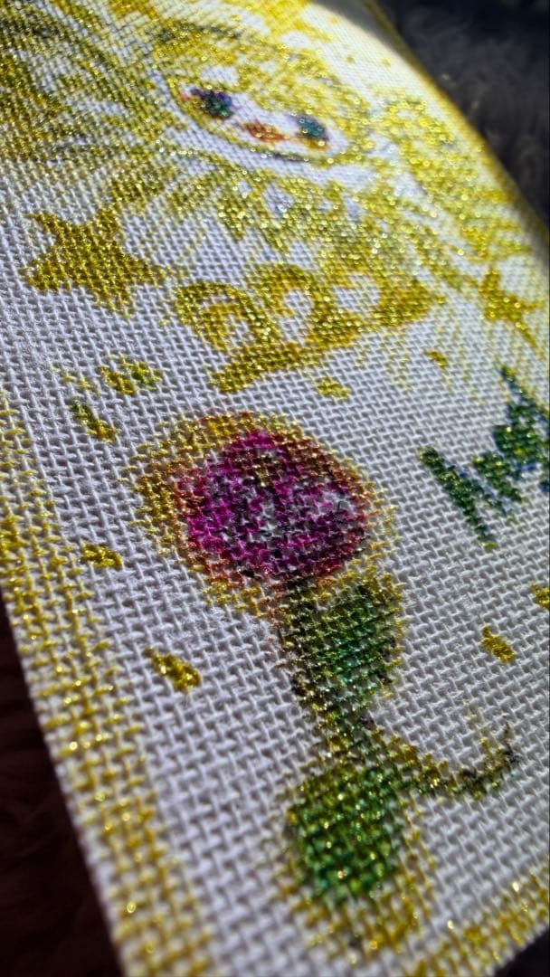 222 原画白魔術 天使の強く優しい愛により幸運を引き寄せる ミニ持ち歩き用にも