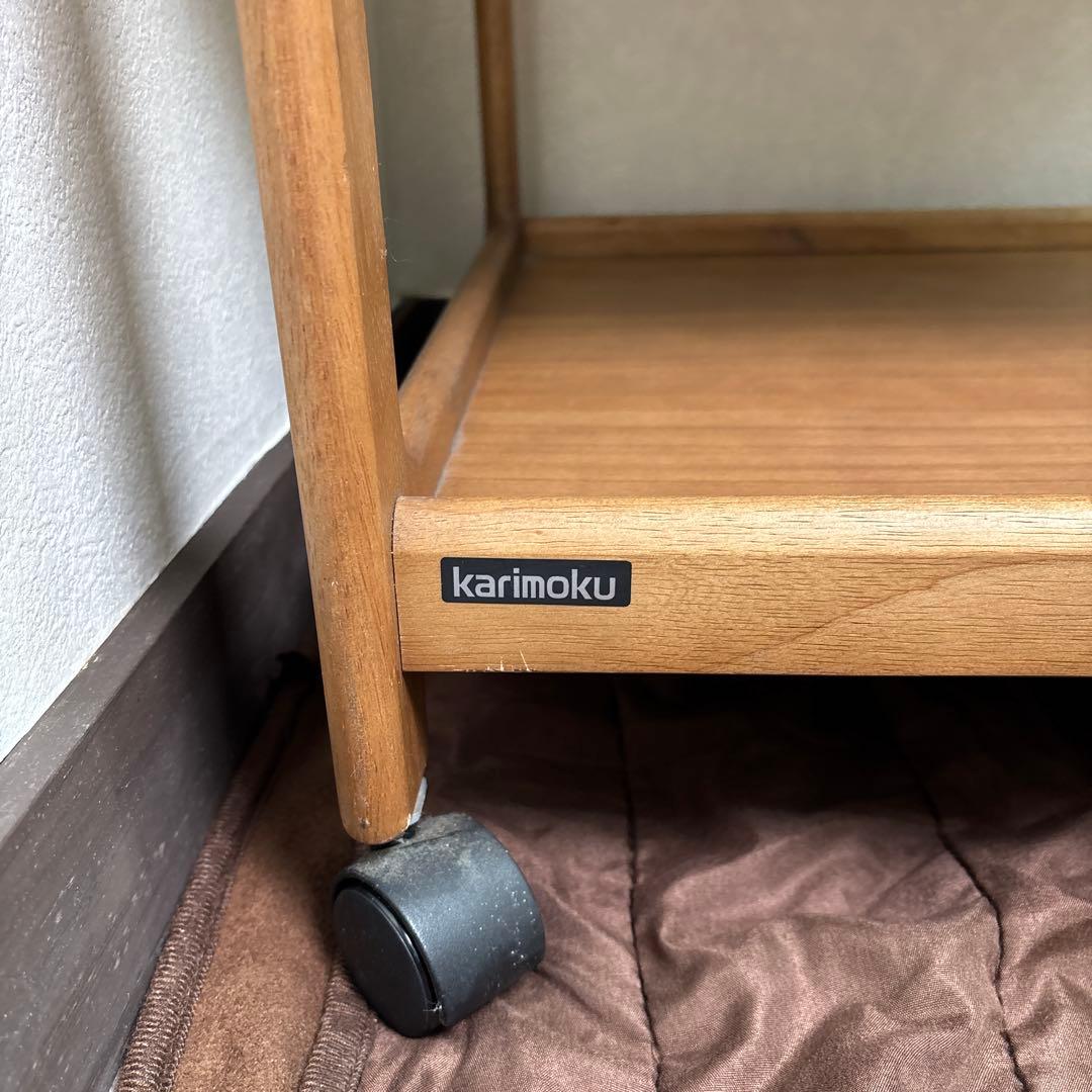 karimoku キッチン ワゴン キャスター付き　3段