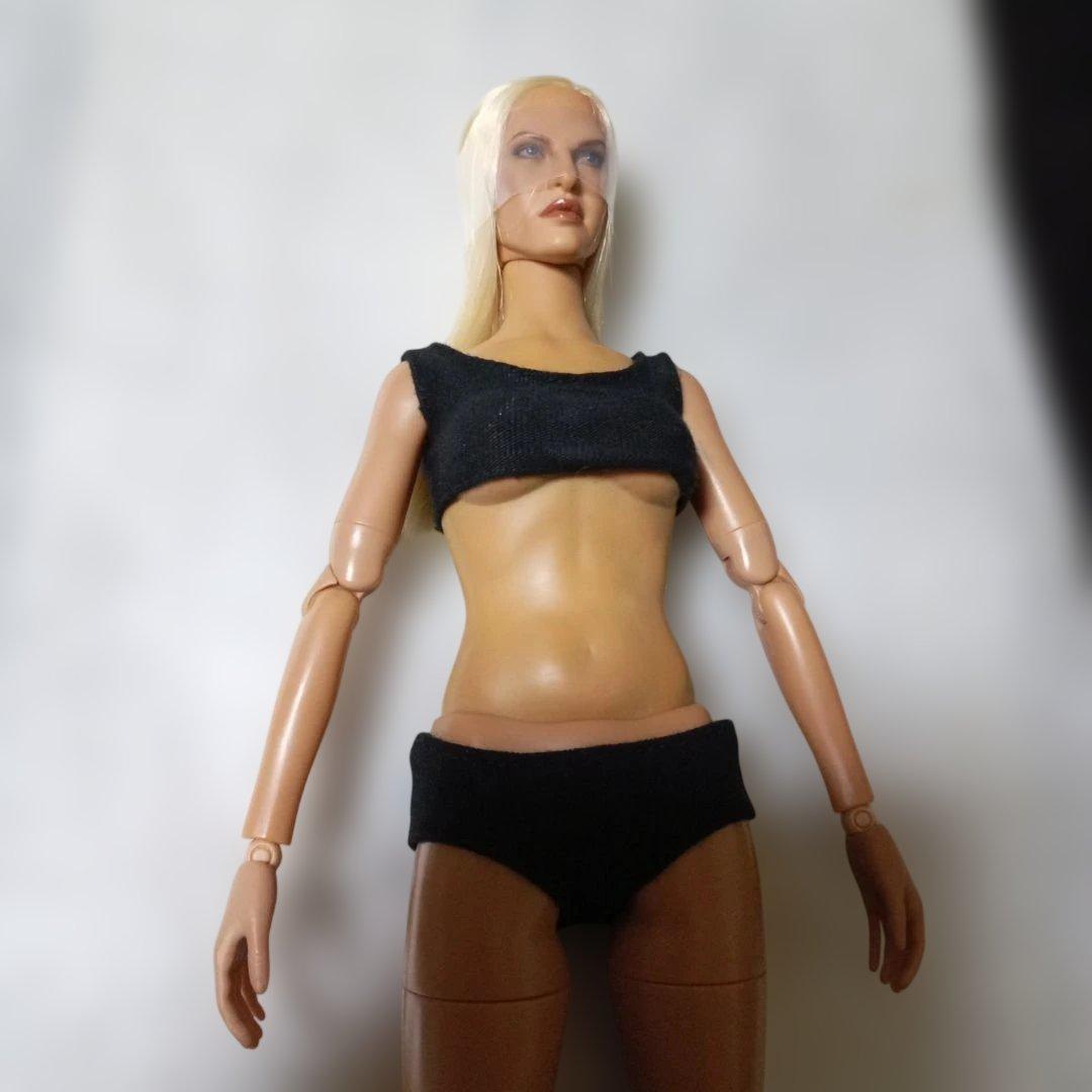 1/6 ホットトイズトゥルータイプ コーカシアン女性素体 交換ヘッド レオタード
