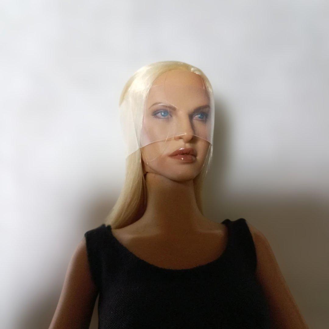 1/6 ホットトイズトゥルータイプ コーカシアン女性素体 交換ヘッド レオタード