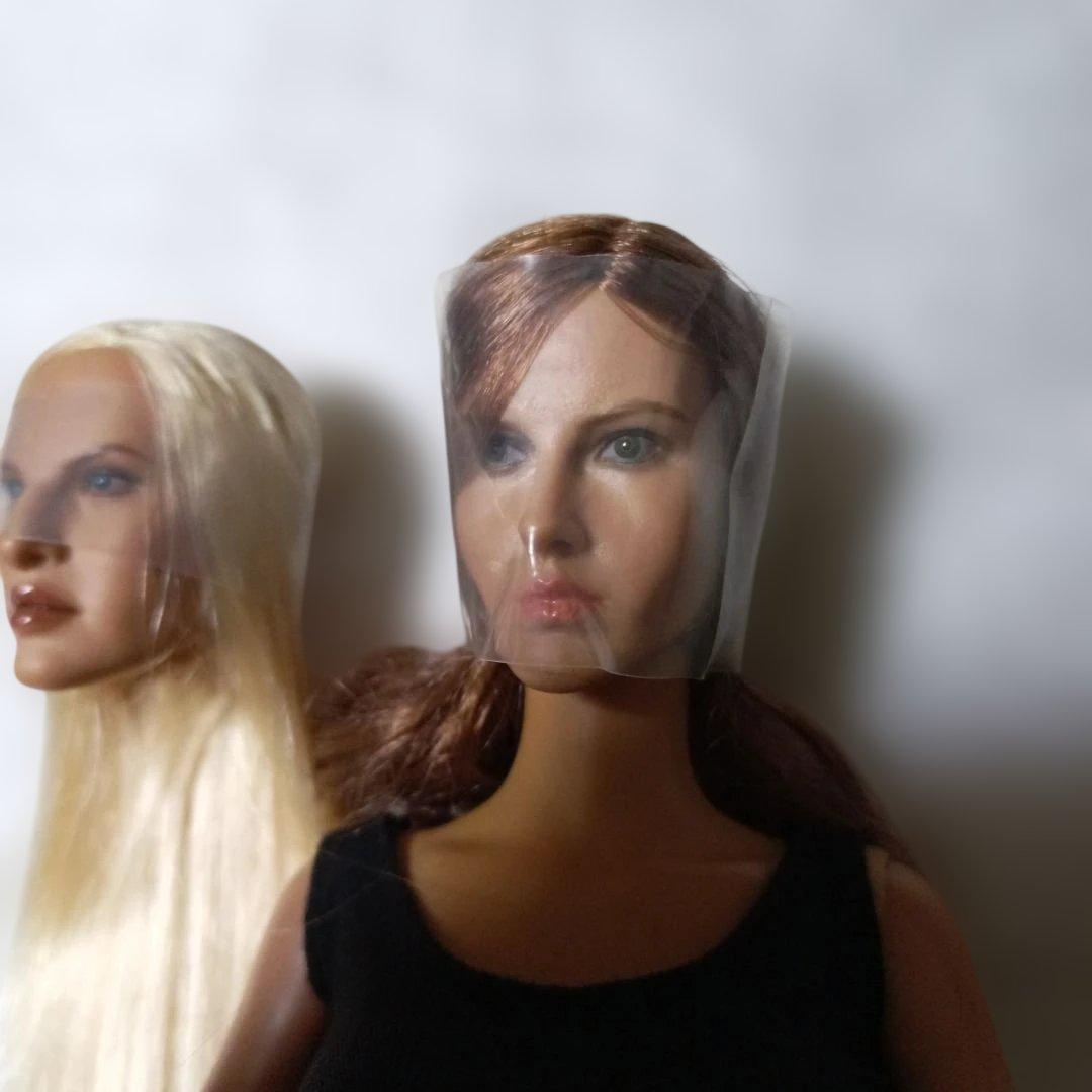 1/6 ホットトイズトゥルータイプ コーカシアン女性素体 交換ヘッド レオタード