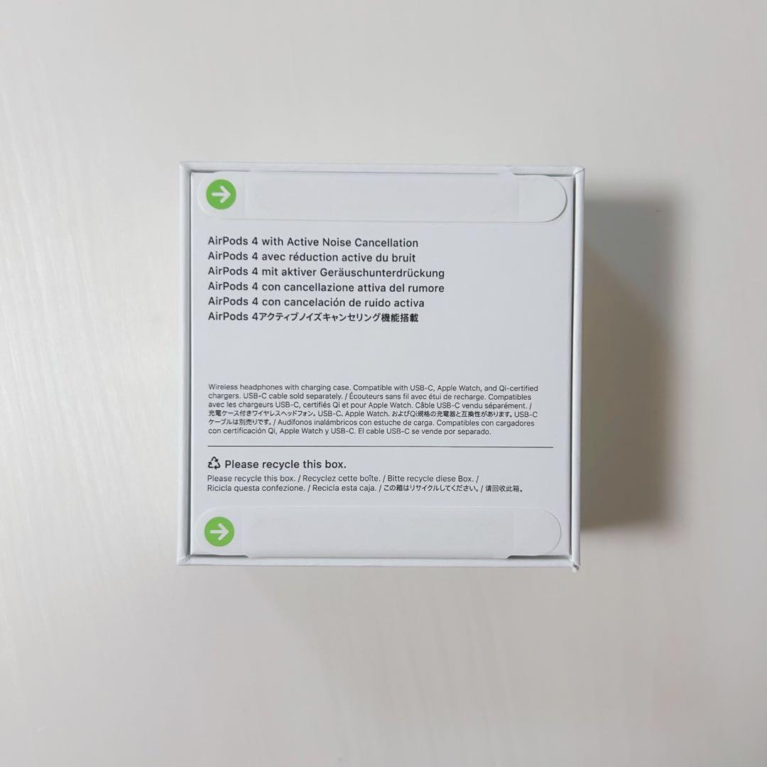 【新品・未開封】AirPods 4 アクティブノイズキャンセリング