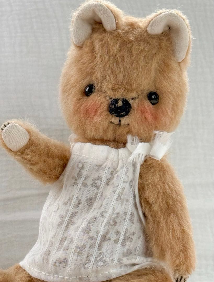 甘かわいい熊ちゃん アーティストベア 海外作家様 ハンドメイド テディベア