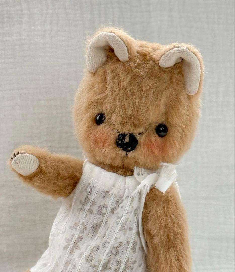 甘かわいい熊ちゃん アーティストベア 海外作家様 ハンドメイド テディベア