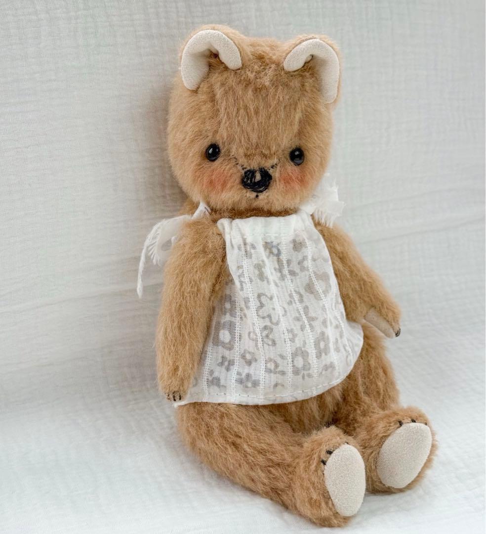 甘かわいい熊ちゃん アーティストベア 海外作家様 ハンドメイド テディベア