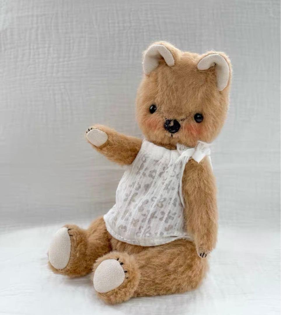 甘かわいい熊ちゃん アーティストベア 海外作家様 ハンドメイド テディベア