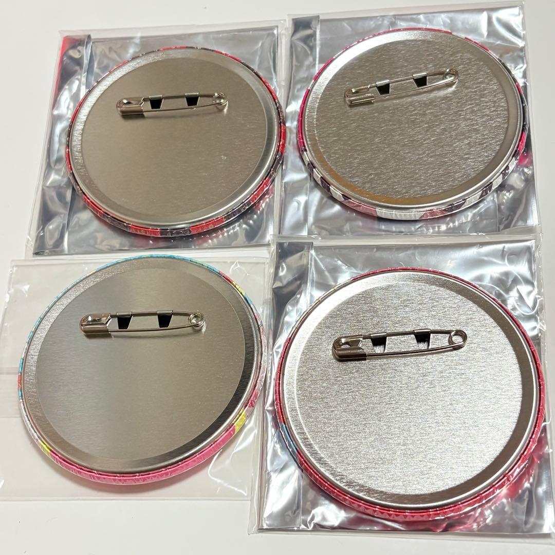 ヤリチン☆ビッチ部 感バッジ 0.01 0.02缶バッジ 4点セット