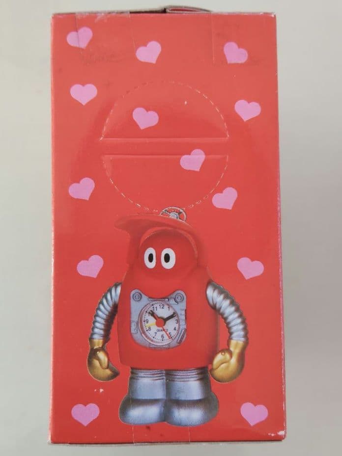 ロボコン 目覚まし時計 赤 銀 2個セット