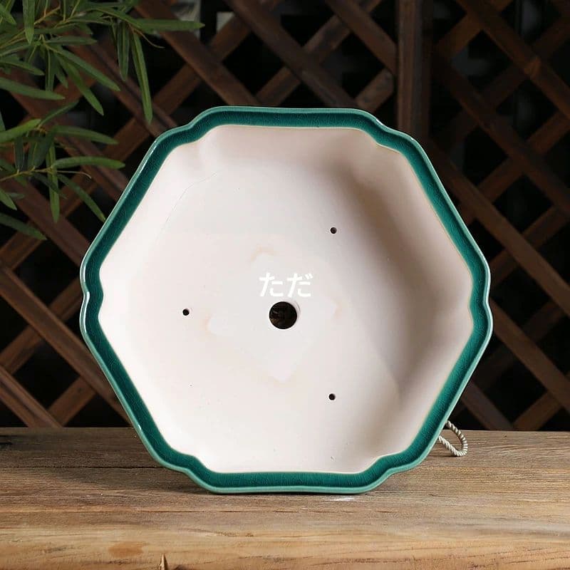 盆栽鉢 青磁鉢 山野草鉢 多肉植物 植木鉢 小品大品盆栽鉢 陶器鉢 置物