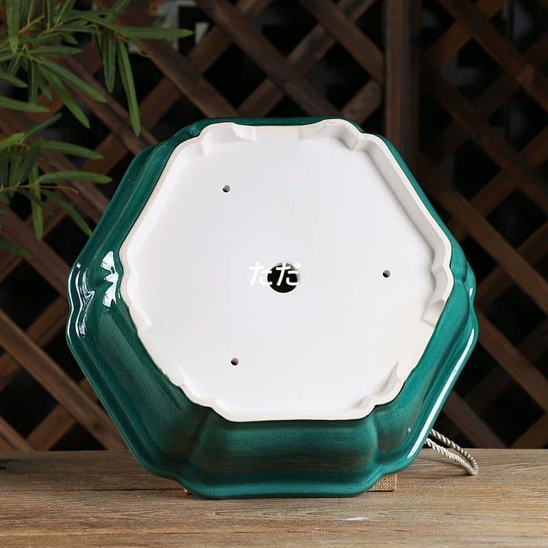 盆栽鉢 青磁鉢 山野草鉢 多肉植物 植木鉢 小品大品盆栽鉢 陶器鉢 置物