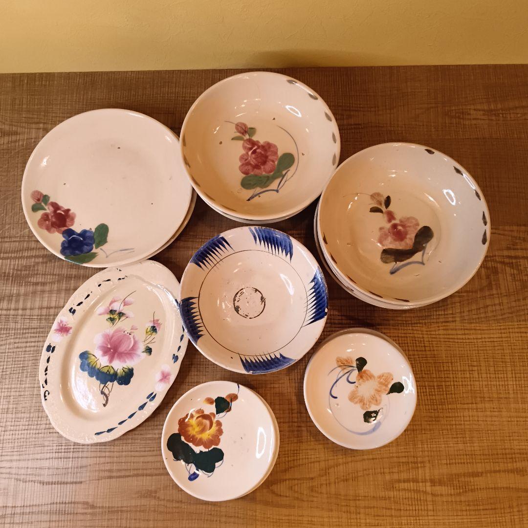 ソンベ焼　陶器皿セット
