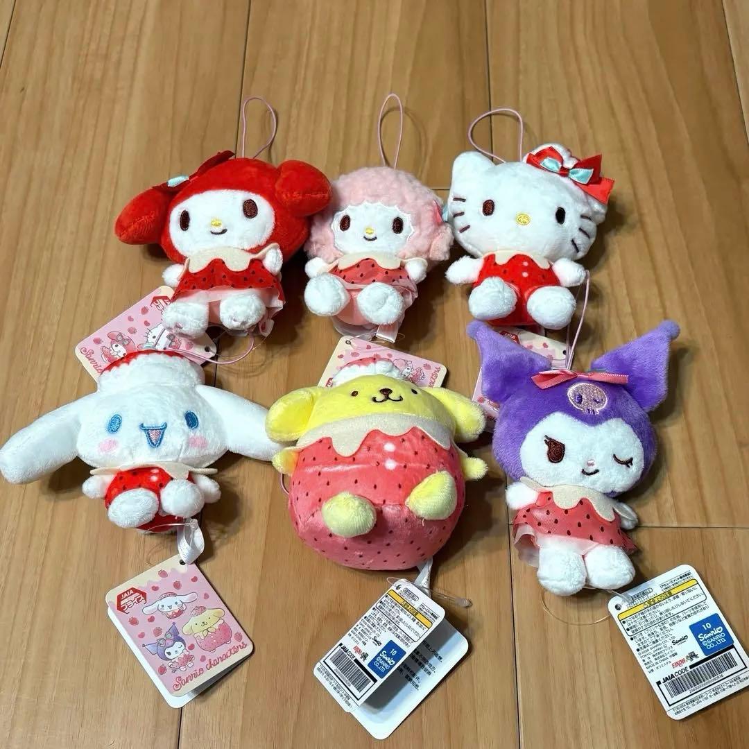 サンリオキャラクターズ いちごみるくメルトマスコット アクリルキーホルダー