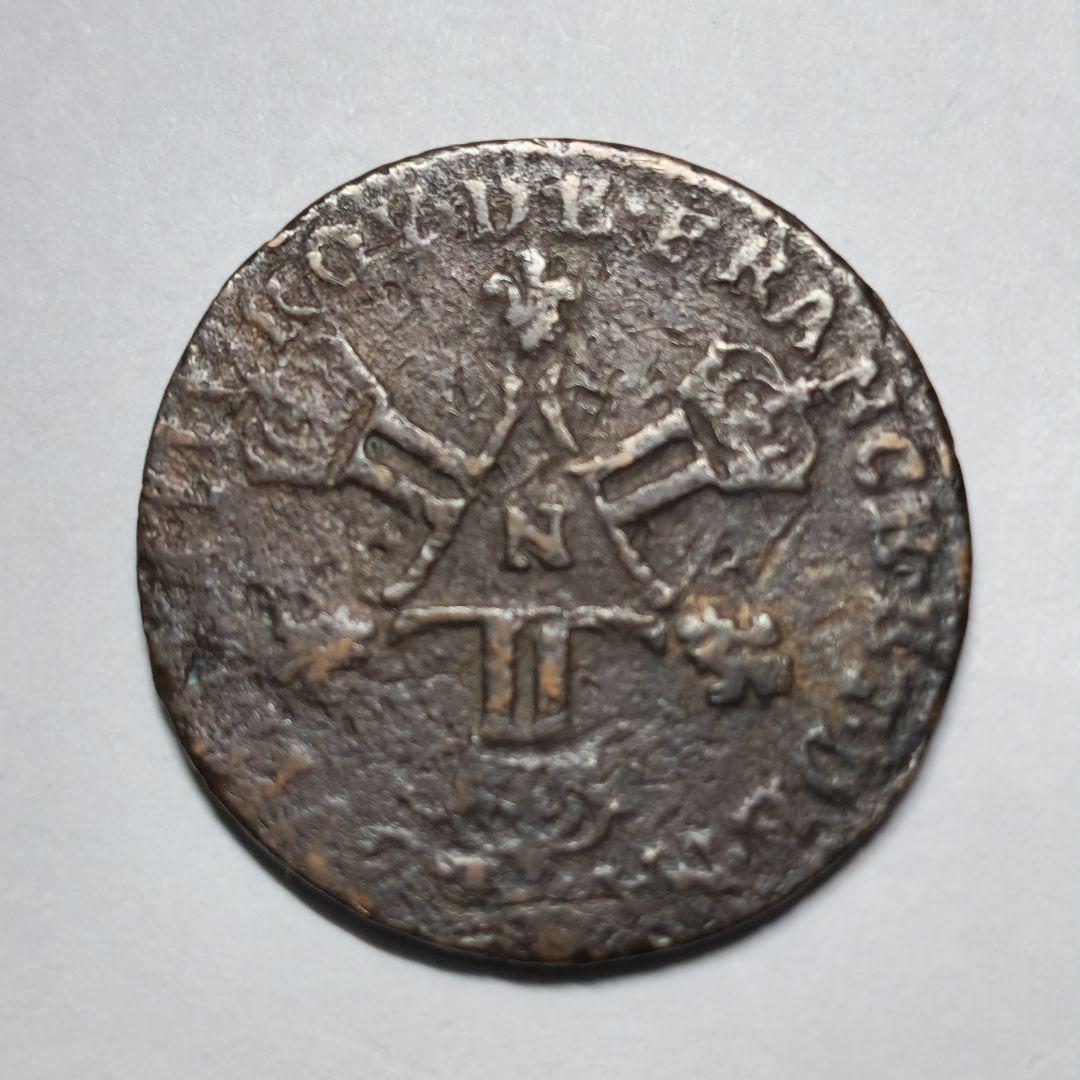 6293. 1710年 - 1712年 フランス 6ドニレ ダルデンヌ