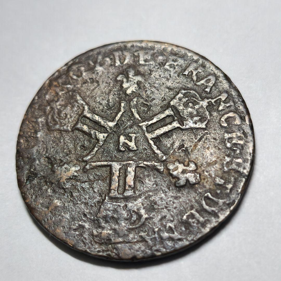 6293. 1710年 - 1712年 フランス 6ドニレ ダルデンヌ