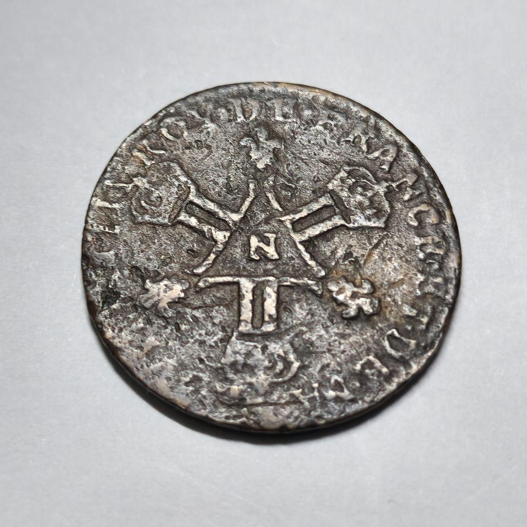 6293. 1710年 - 1712年 フランス 6ドニレ ダルデンヌ