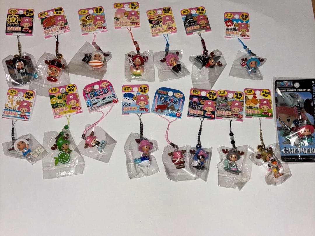ONE PIECE チョッパーご当地ストラップセット50個