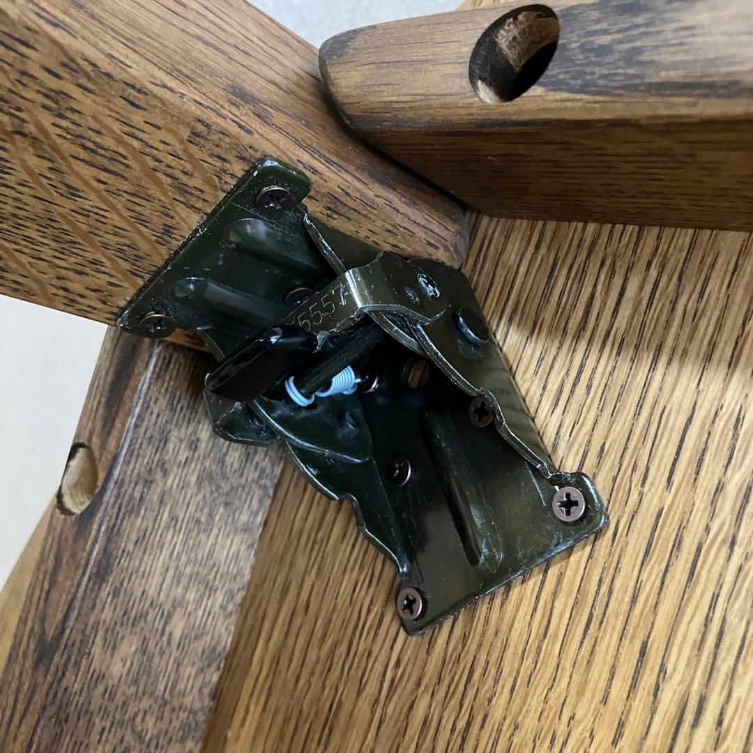 ちゃぶ台　折りたたみ　直径100cm ナラ無垢