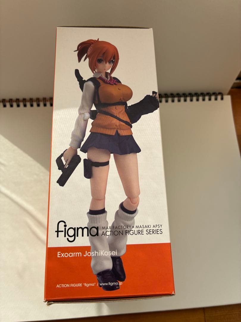 純正じゃないフェイスパーツ付き　figma エグゾアーム・ジョシコウセイ（武器無