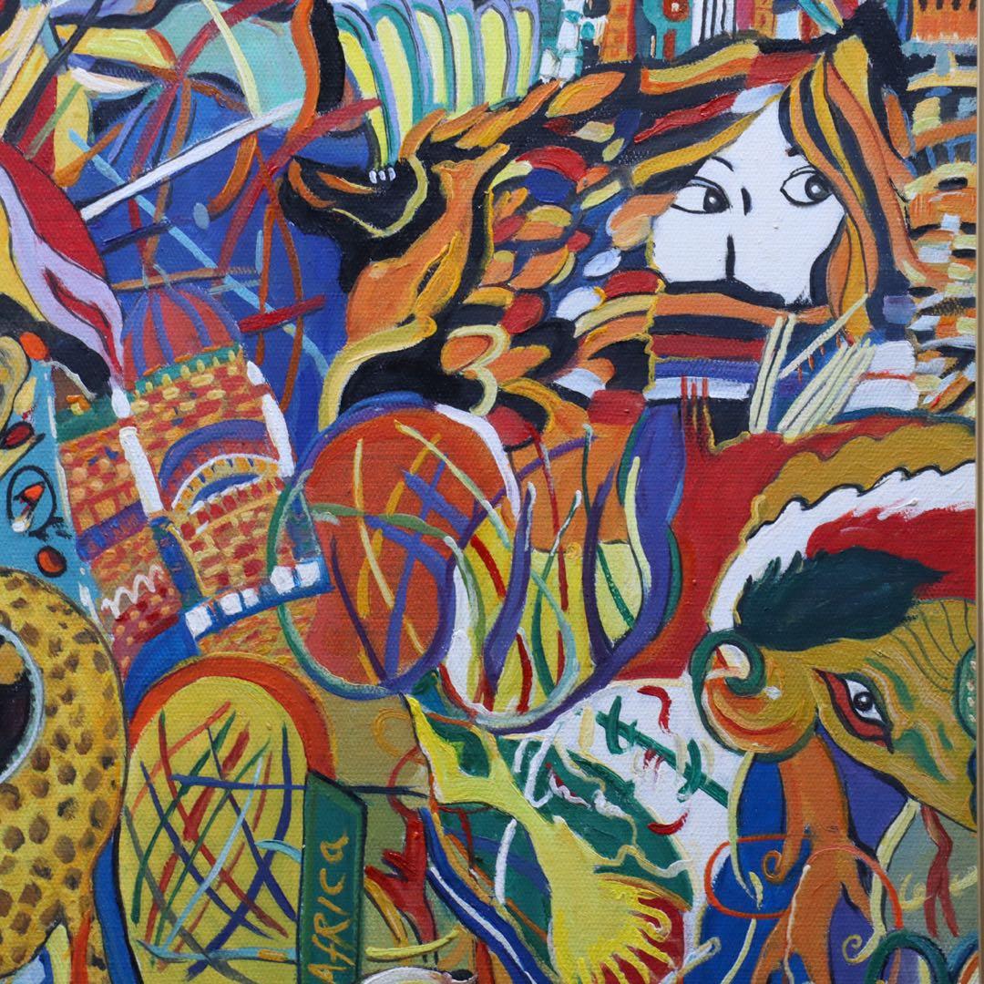 ジミー大西 油彩画 10号