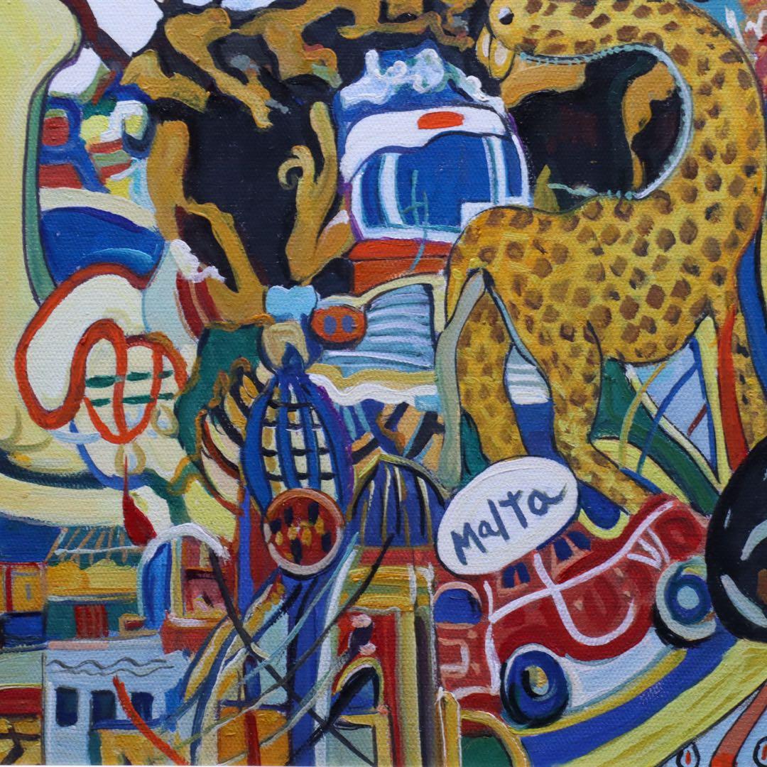 ジミー大西 油彩画 10号