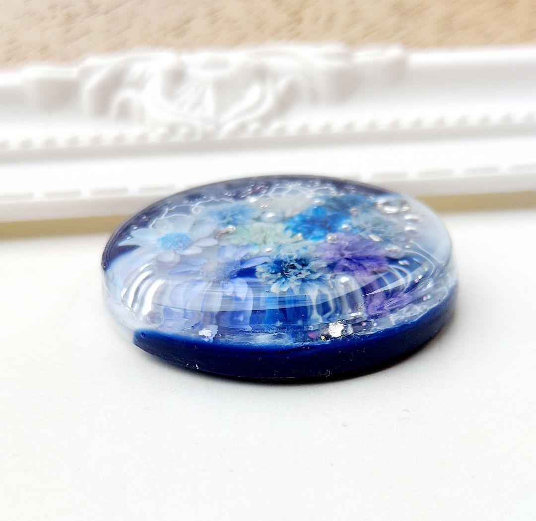 【1024】レジン　ヘアゴム　ポニーフック　ブロ―チ　ハンドメイド