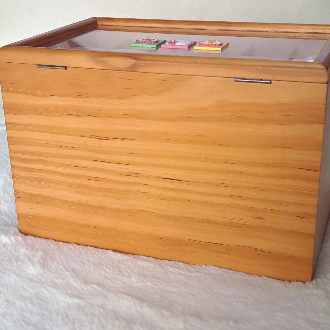 希少　ハローキティ　木製　3段　ジュエリーBOX　収納ケース　アクセサリーケース