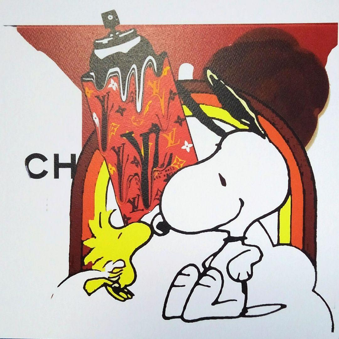 DEATH NYC　スヌーピー 版画 絵画 アートポスター　未使用