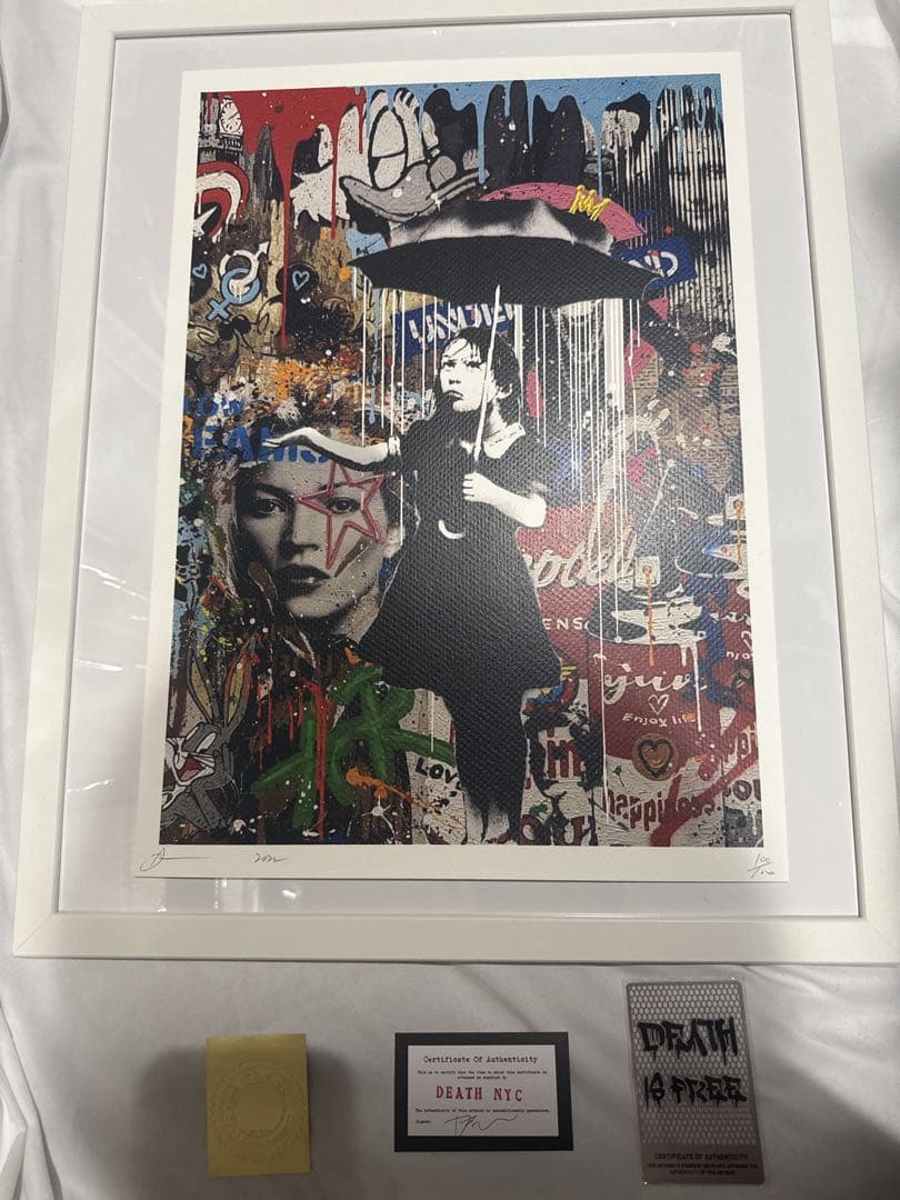 DEATH NYC 現代アートポスター　世界100枚限定　バンクシー　ストリート