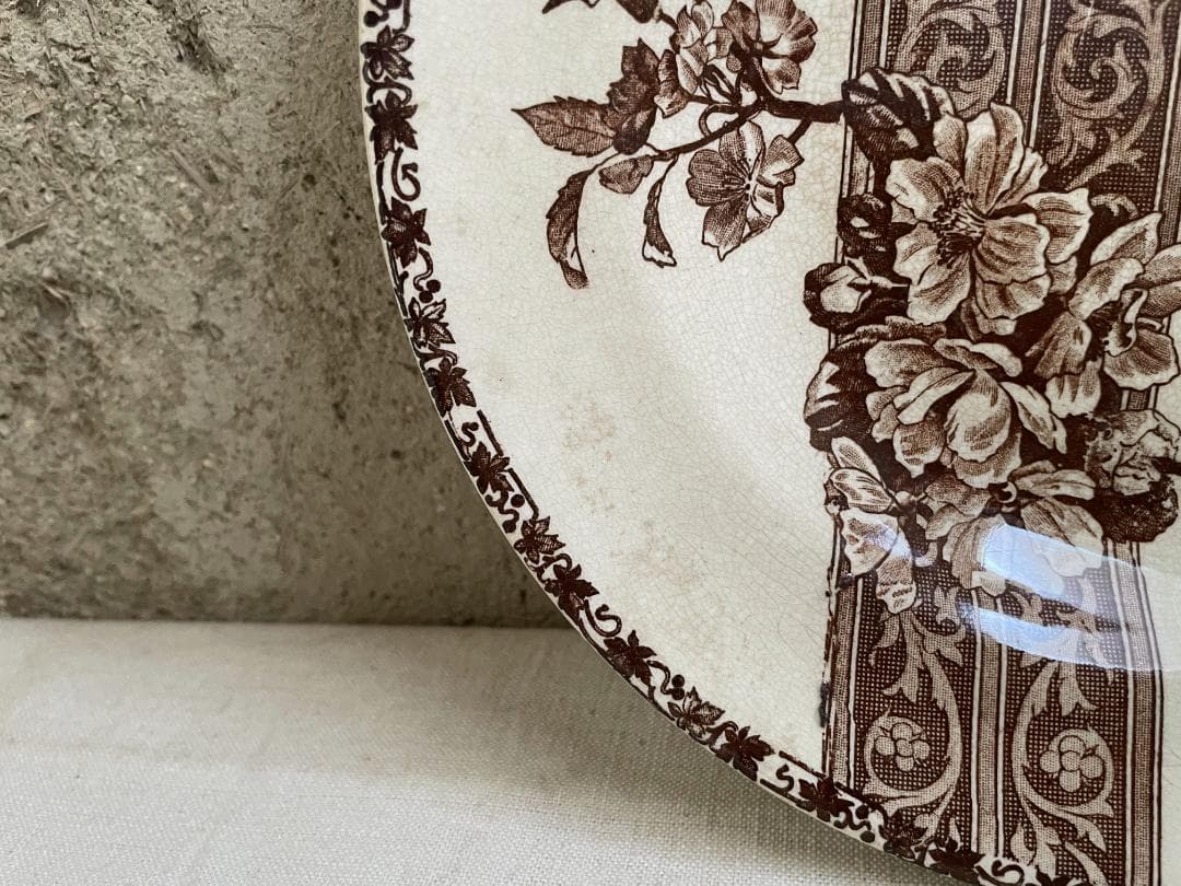 エミールブルジョワ　深皿 N-874/フランスアンティーク/ブロカント