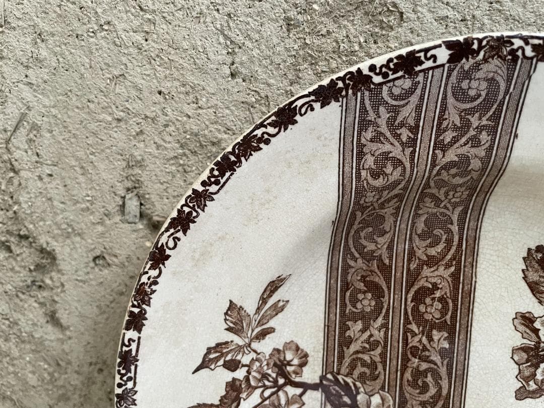 エミールブルジョワ　深皿 N-874/フランスアンティーク/ブロカント