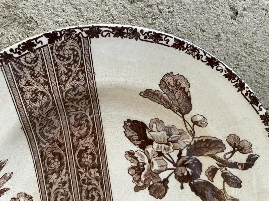 エミールブルジョワ　深皿 N-874/フランスアンティーク/ブロカント