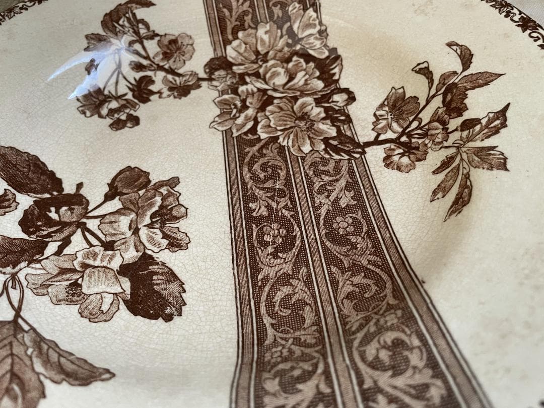 エミールブルジョワ　深皿 N-874/フランスアンティーク/ブロカント