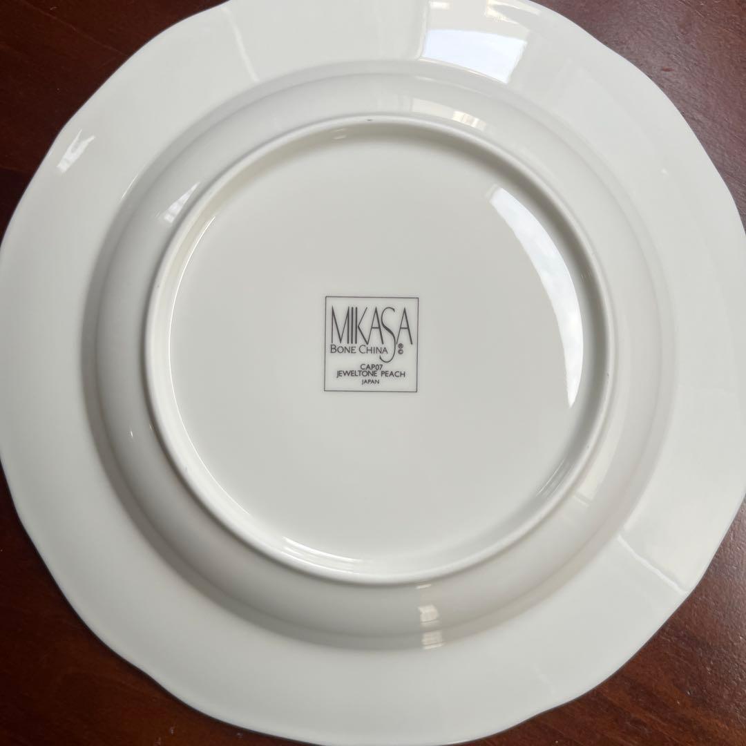 【新品未使用】MIKASA BONE CHINA スープ皿5枚セット　箱入り