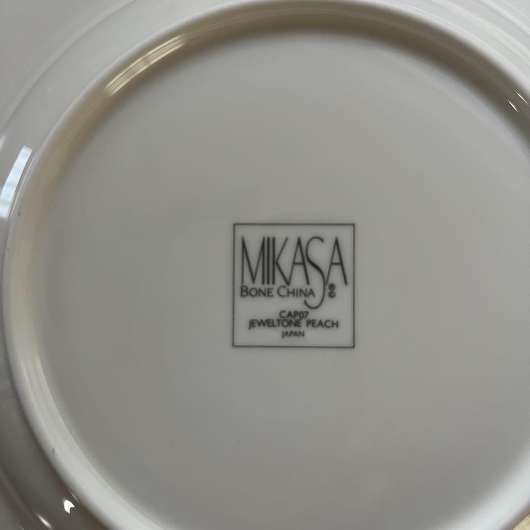 【新品未使用】MIKASA BONE CHINA スープ皿5枚セット　箱入り