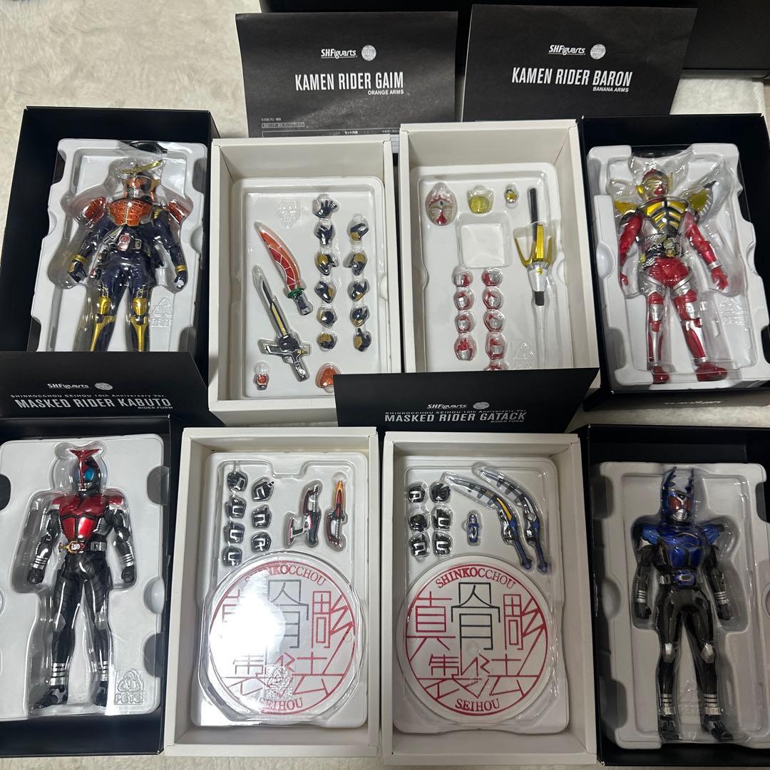 仮面ライダーシリーズ フィギュア 4体セット 真骨頂仮面ライダーシリーズ中古品