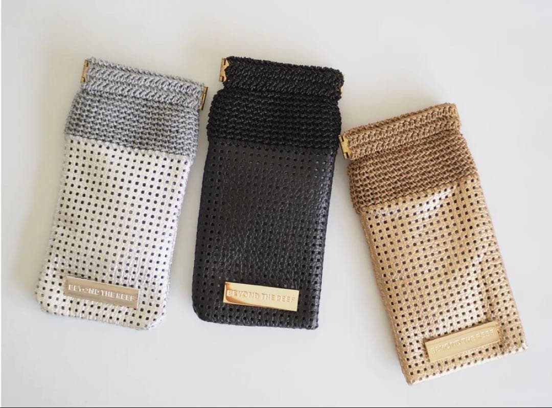 ビヨンドザリーフ　ジョリーメガネケース　ゴールド