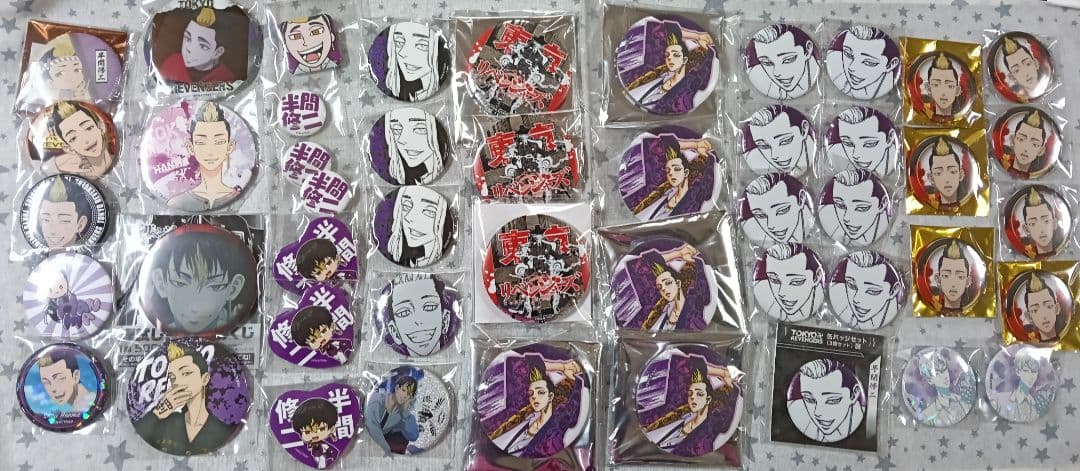 東京リベンジャーズ　半間修二　缶バッジ　47個　セット売り　原画展　最後の世界線